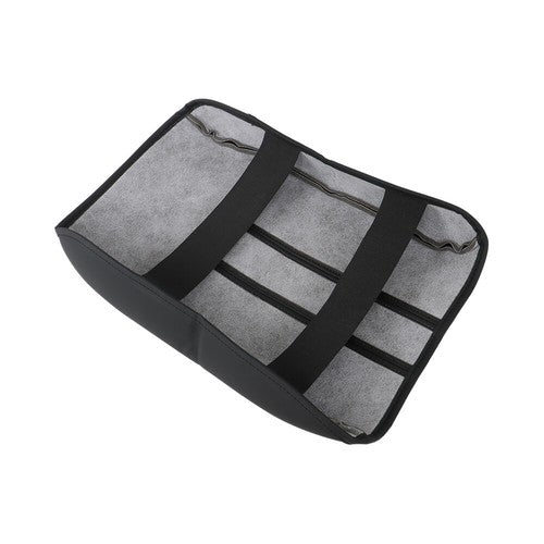 For Honda Pilot  23-24 Black Leather/White Thread Center Console Armrest Gloves