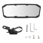 UTV Center Rear View Mirror for Polaris RZR Adjustable 1 5 2 Inch Roll Cage Bar