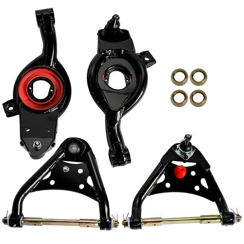 Upper & Lower Tubular Control Arms Set of 4 For Impala Bel Air Biscayne 1965-70