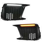 For 2018-up Subaru WRX STI Sequential/Switchback LED DRL Fog Light Bezels LH&RH