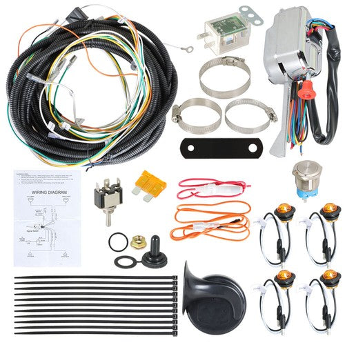 LED Turn Signal Light Kit Column Turn Switch For Polaris Can Am Honda US