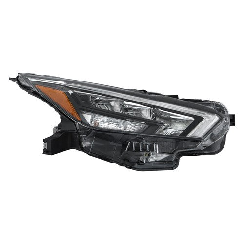 For Nissan Versa 2020-2021 Passenger Side Headlight Replacement Chrome Housing