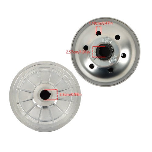 Silvery Primary Drive Clutch 1" Bore 1/4" Keyway For Comet 780 Series 302405A