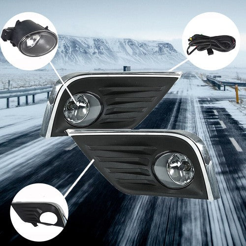 Fog Lamps Assembly Passenger+Driver For 16-18 Nissan Altima 622569HS0B Front