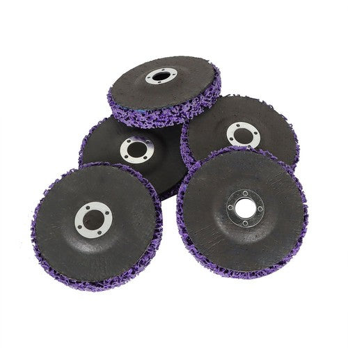 10 PackS 4"x5/8 Strip Discs Rust Remover Wheel Paint Removal Disc Angle Grinder