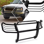 Black Grill Brush Guard Light Protector for Toyota Tacoma 1998-2004