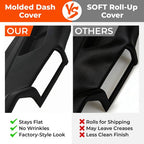 Molded Dash Cap Cover for 1984-1990 BMW 3-Series E30 325i Dashboard Black