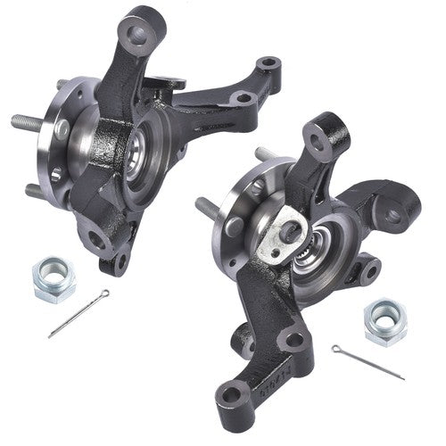 Pair Steering Knuckle Left & Right for Chevy Aveo Aveo5 Pontiac G3 1.6L L4 04-11