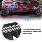 Front Upper Grille for Dodge Charger SRT GT 2015-2023 2 Side Bezels