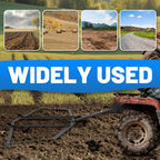 Driveway Drag Tow Behind Drag Harrow 72 Inch Width Steel Gravel Grader For ATV UTV