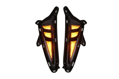 LED Fog Lights DRL Turn Signal Light Pair LH + RH for Toyota CHR C-HR 2016-2019