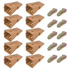 X290 Sharp Bucket Teeth/Tooth with K290S Flexpins Fit for Mini Excavator 10Pcs