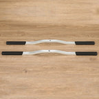 Universal 2 Piece Snowmobile Trailer Ski Tie Down Hold Down Bars With Black Boots
