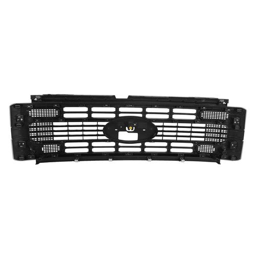 For Ford F250 2023 2024  Super Duty XL/XLT Black Plastic Grille Front Upper New