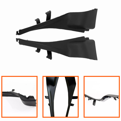 Windshield Wiper Cowl Extension Trim Pair for 2015-2024 for Nissan Murano Black