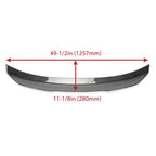 Rear Trunk Spoiler For 2014 2024 Infiniti Q50 Carbon Fiber Painted PSM Style