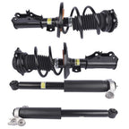 2 Front Strut & Spring Assys + 2 Rear Shock Absorbers For Chevy Malibu 2016-2023