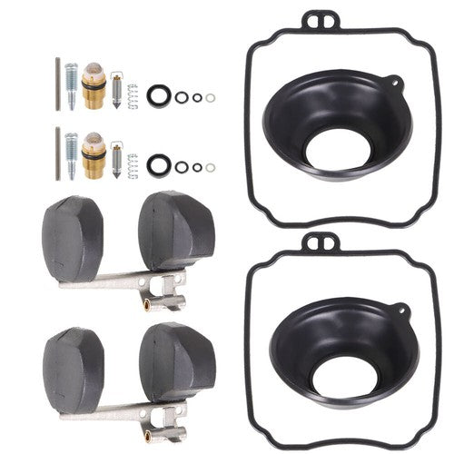 2X Carburetor Repair Kit Rebuild Float Fit For Yamaha XVS650 V-STAR 1998-2015