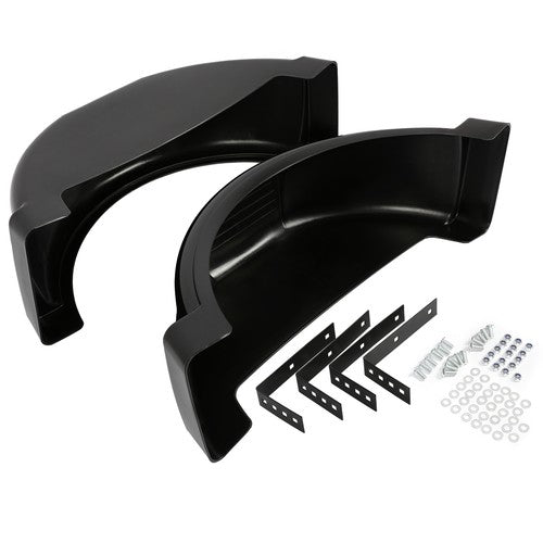 Single Axle Trailer Fenders Top Step for 13in Wheels Tires Skirt Boat Set Of 2