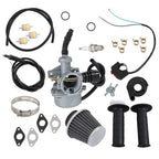 For 50cc 70cc Carburetor Carb Air Filter Throttle Handle Grips Cable PZ19