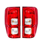 Tail Light Left+Right Side Halogen Rear For Ford Ranger XL 2019 2020-2022 Chrome