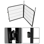 16 Panels 24x24 inch Dog Playpen Crate Fence Pet PlayPen Exercise Cage