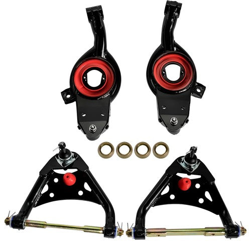 Upper & Lower Tubular Control Arms Set of 4 For Impala Bel Air Biscayne 1965-70