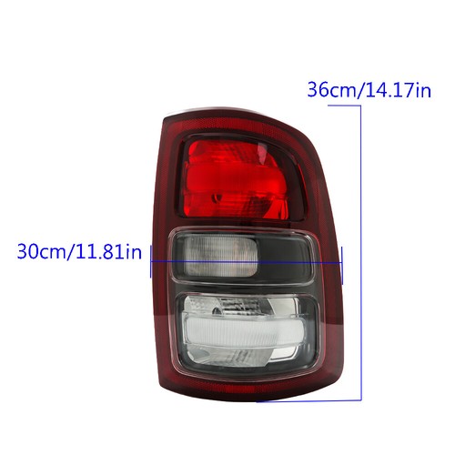Red Rear Clear Right Tail Light Fit For RAM 2500 3500 2019-2022 Lamp RH Halogen