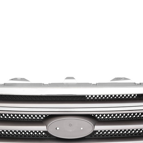 Front Bumper Lip Upper Grille Assembly Chrome Grill 2013-2019 for Ford Taurus