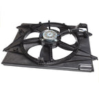 Fit For 2015-2017 Sonata 2.4L Plastic Radiator AC Condenser Cooling Fan Assembly
