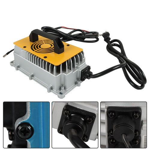 48V 15A Battery Charger O-Type Terminal IP67 For EZGO Club Car Yamaha Golf Cart