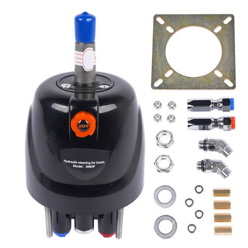 HH5271-3 Helm 1.7 Cu In Hydraulic Outboard Steering Pump Front 300HP for Cruiser