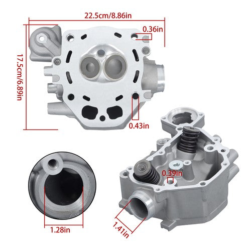New ATV 2009-2024 Fit For Honda TRX420 crankshaft cylinder head Engine Kit