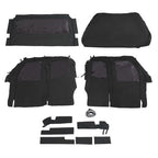 Soft Doors Cab Enclosure for Kawasaki Mule PRO FXT DXT 15-24 Roof Rear Window