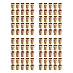 3/8-16 Carbon Steel Rivet Nut Flat Head Threaded Insert 50Pcs