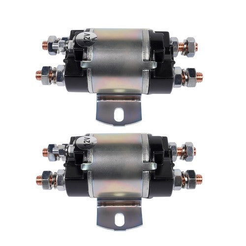 2Pcs Gas Golf Cart Solenoid For Yamaha G1 6 Terminal 12 Volt 100A J17-81950-01