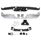 Chrome Rear Bumper Assembly for Ram 2500 3500 2013 2018 With Sensor Holes