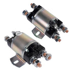 2Pcs Gas Golf Cart Solenoid For Yamaha G1 6 Terminal 12 Volt 100A J17-81950-01