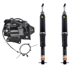 Rear Air Shock Absorbers + Compressor For Buick Lucerne Cadillac DTS 2006-2011