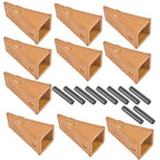 X156 X156S Dirt Teeth Bucket Teeth/Tooth with P156 Roll Pins 10PCS Alloy Steel
