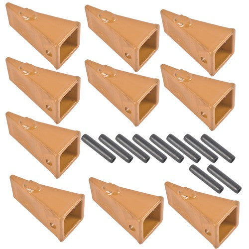 X156 X156S Dirt Teeth Bucket Teeth/Tooth with P156 Roll Pins 10PCS Alloy Steel
