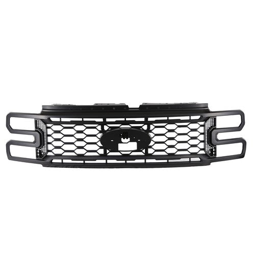 PC3Z-8200-HA Matte Black Front Grille for Ford F250 F350 Super Duty 2023 2024