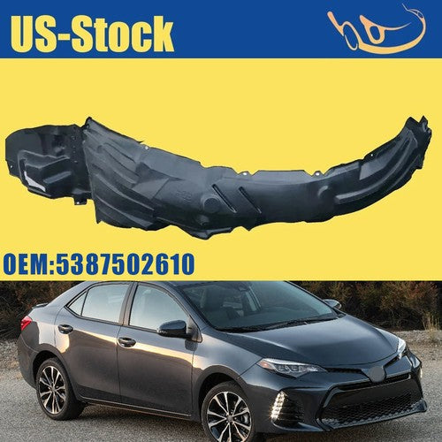 Fender Liner Splash Shield Front Right Passenger Side for Toyota Corolla 17-19