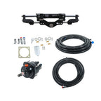 High Performance Hydraulic Steering Kit Single Outboard Engine 350HP Power