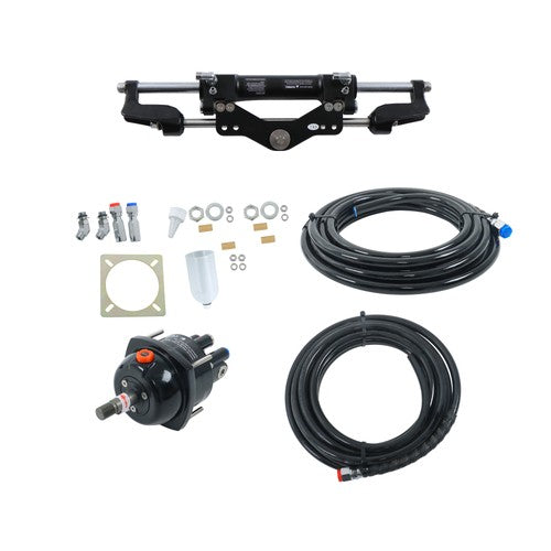 High Performance Hydraulic Steering Kit Single Outboard Engine 350HP Power
