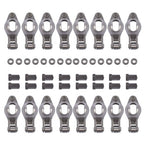 Steel Roller Tip Rocker Arms Set for Small Block Chevy 350 1.5 Ratio 3/8" Stud