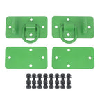 2 Pack Grade 70 Tractor Bucket Hooks w/ Tie Down Ring For Tractor Bucket RV UTV