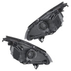Right+Left Black Halogen Clear Headlight Assembly For BMW 528i 2008 2009 2010