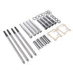 Adjustable Pushrod&Cover Kit For Harley-Davidson 1999-2017 Touring Softail Dyna