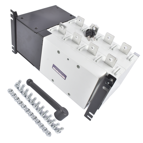 Industrial Automatic Transfer Switch 4P 400A 110V or 220V Plastic Copper Steel